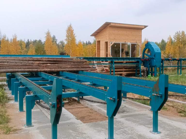 Линия раскряжевки бревна Cronver RB 1250