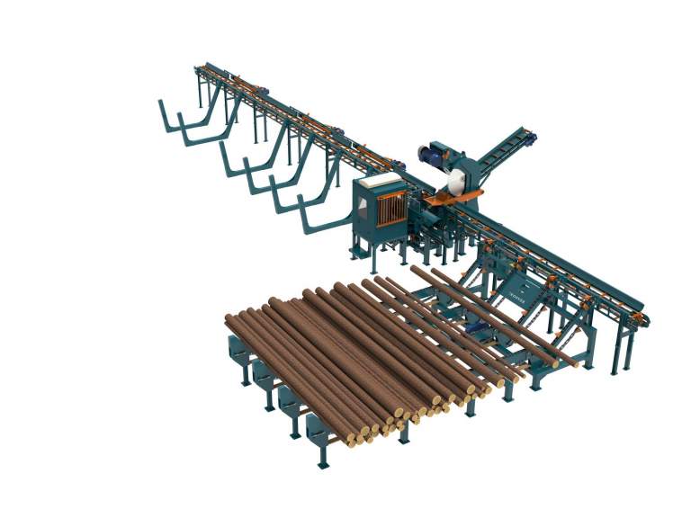 Дровокольно-сортировочная линия Cronver DRS -1250