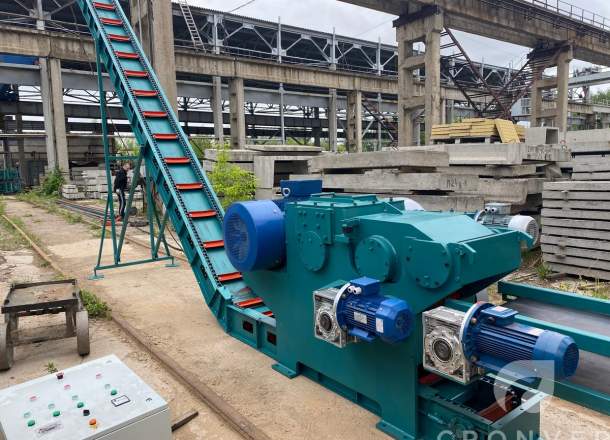 Измельчитель древесины щепорез Cronver BRM 110
