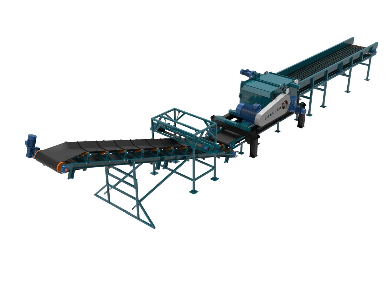 Горизонтальный измельчитель Cronver GH 1300