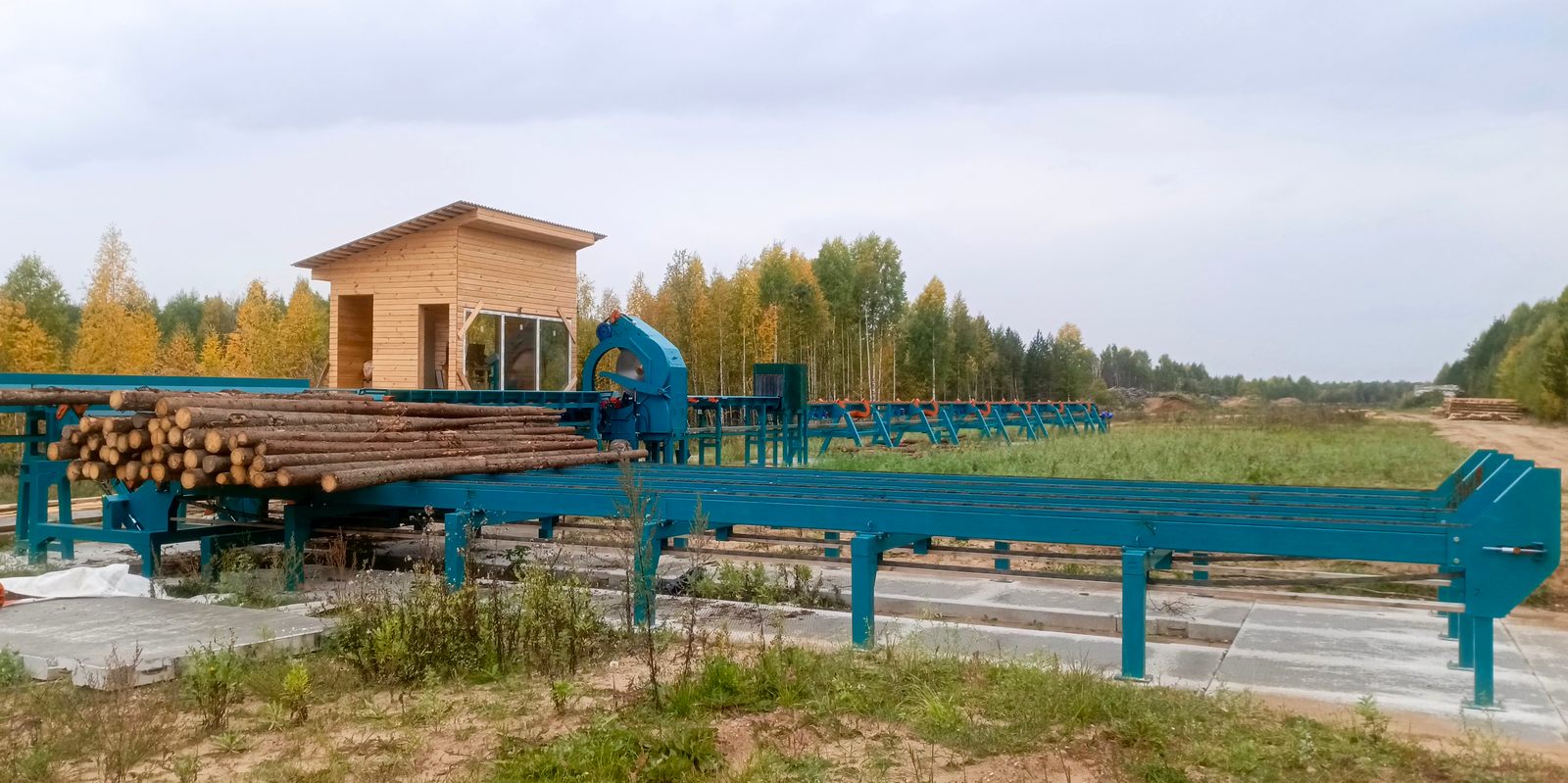 Линия раскряжевки бревна Cronver RB 1250