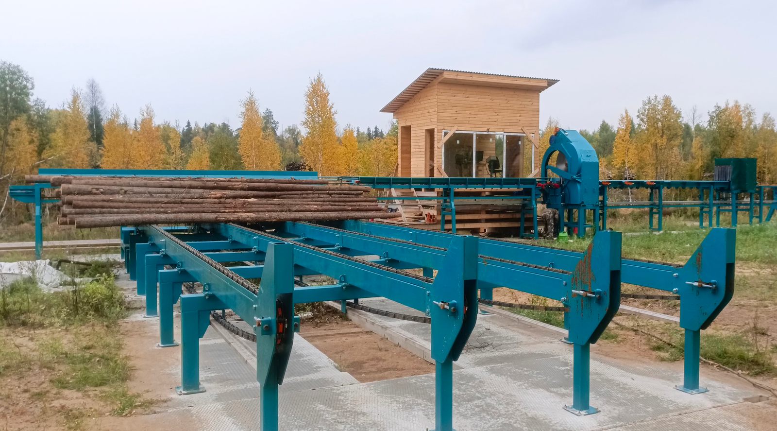 Линия раскряжевки бревна Cronver RB 1250