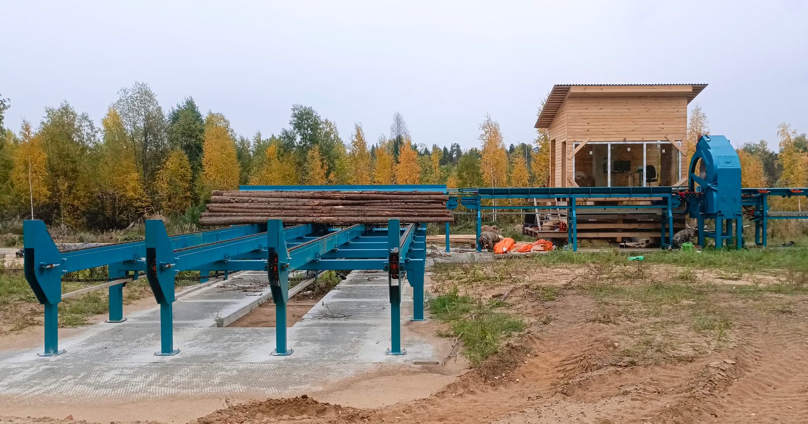 Линия раскряжевки бревна Cronver RB 1250