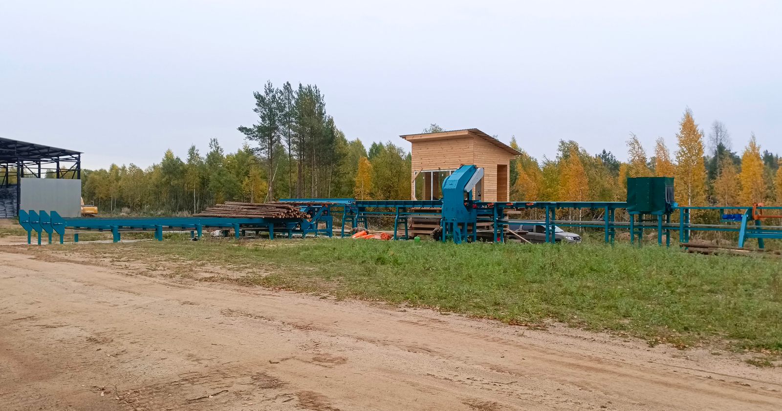 Линия раскряжевки бревна Cronver RB 1250