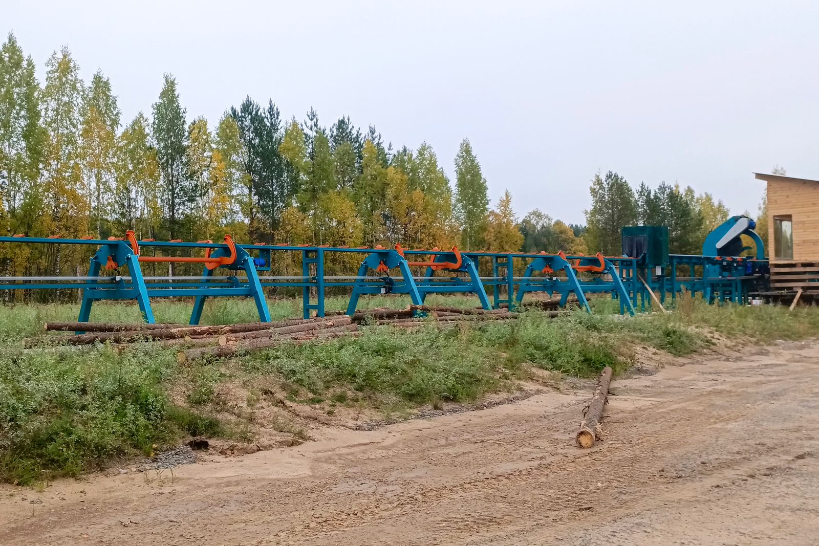 Линия раскряжевки бревна Cronver RB 1250
