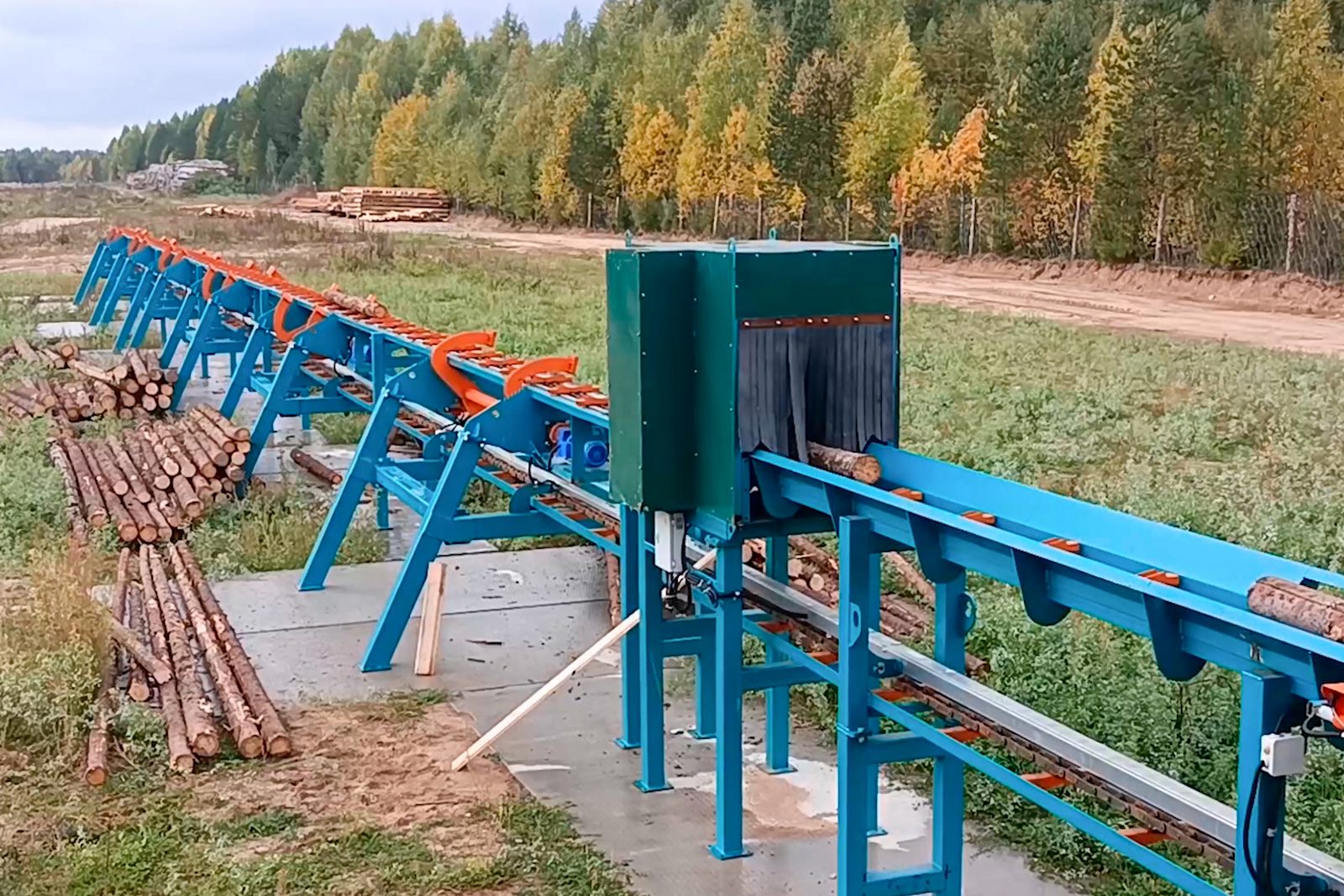 Линия раскряжевки бревна Cronver RB 1250