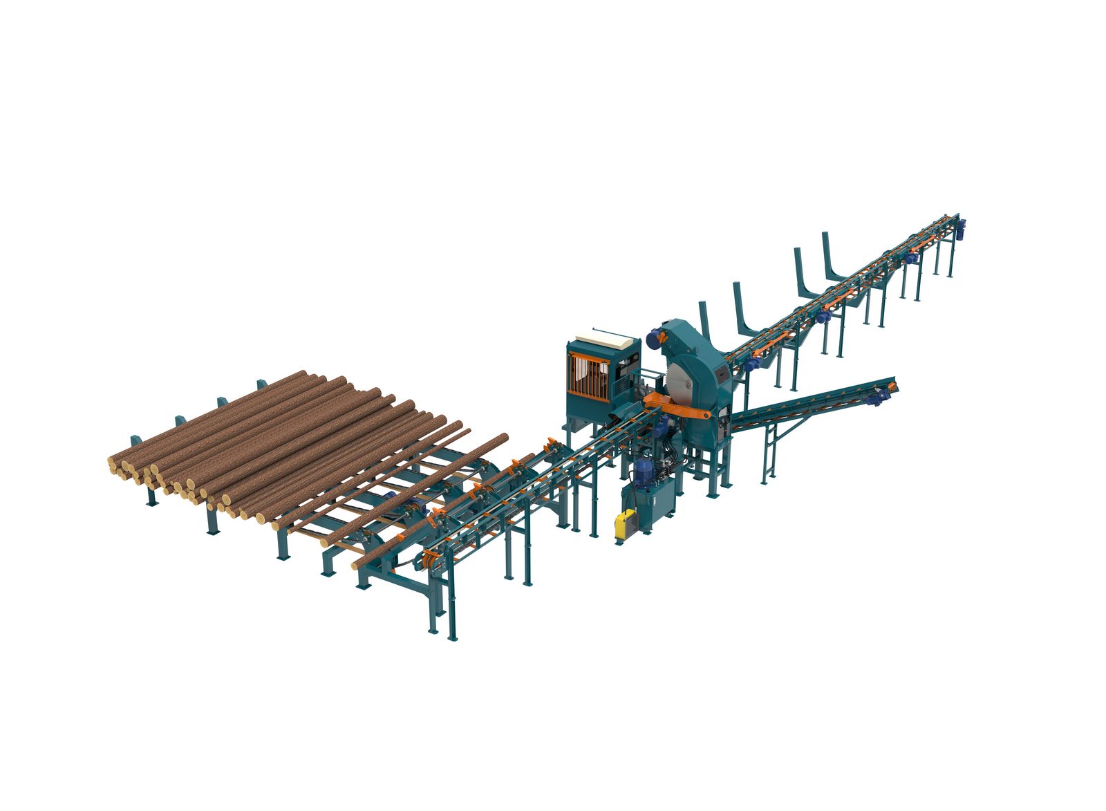 Дровокольно-сортировочная линия Cronver DRS -1250