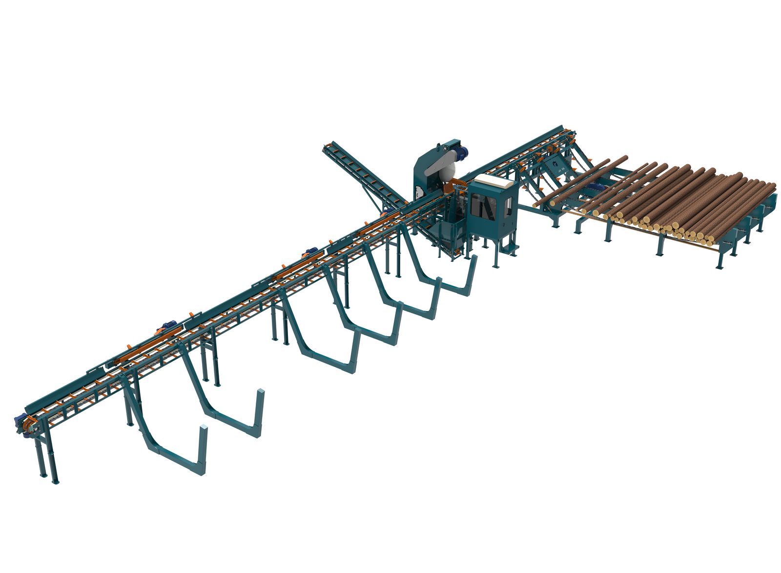 Дровокольно-сортировочная линия Cronver DRS -1250