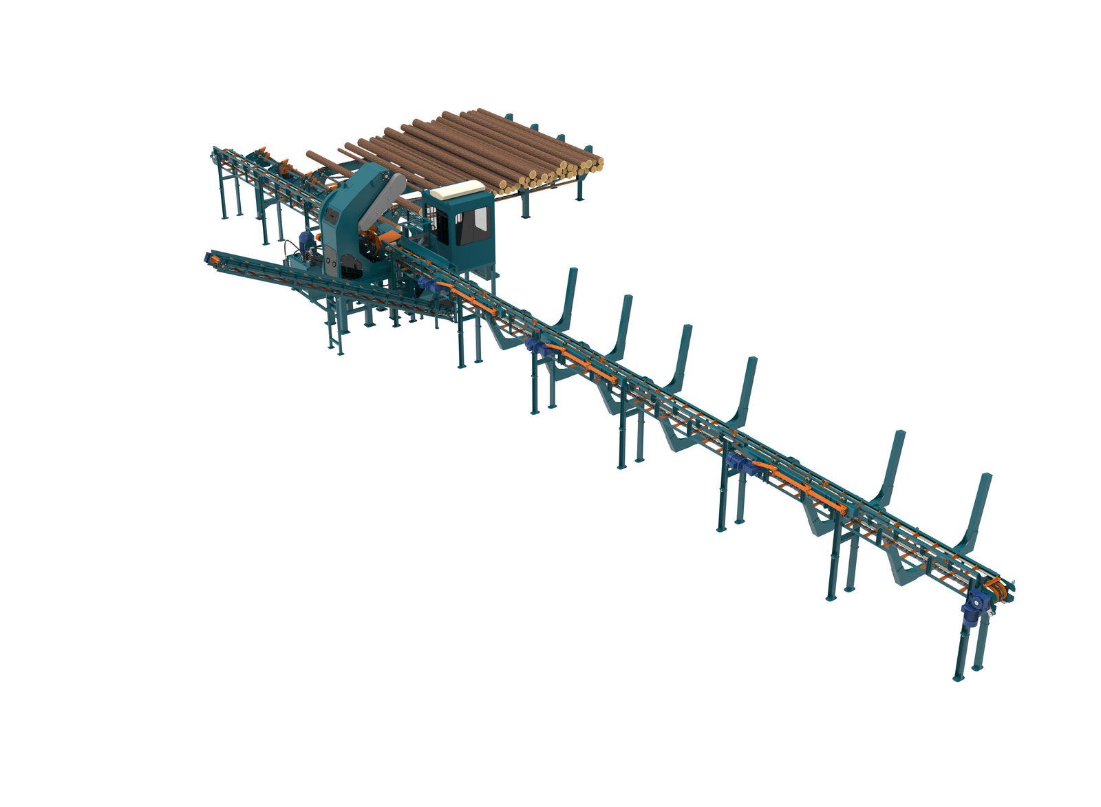 Дровокольно-сортировочная линия Cronver DRS -1250