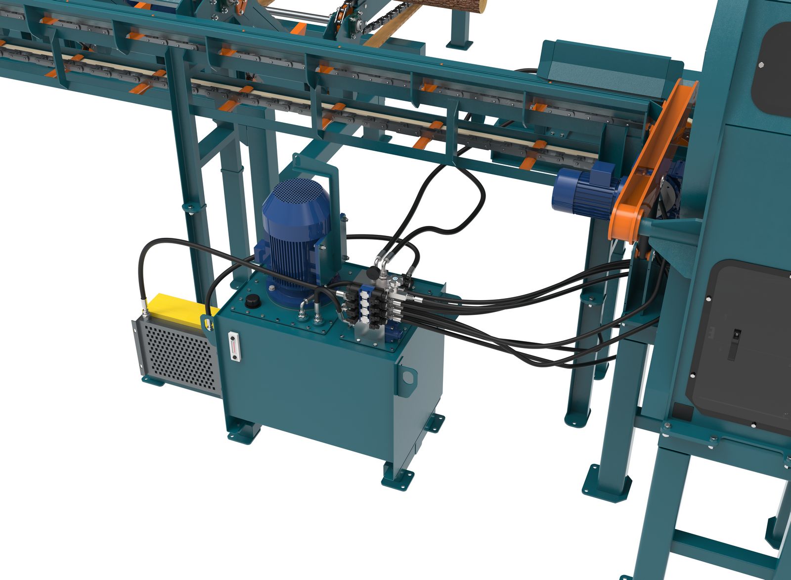 Дровокольно-сортировочная линия Cronver DRS -1250