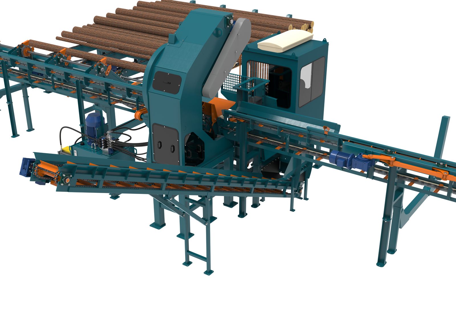 Дровокольно-сортировочная линия Cronver DRS -1250