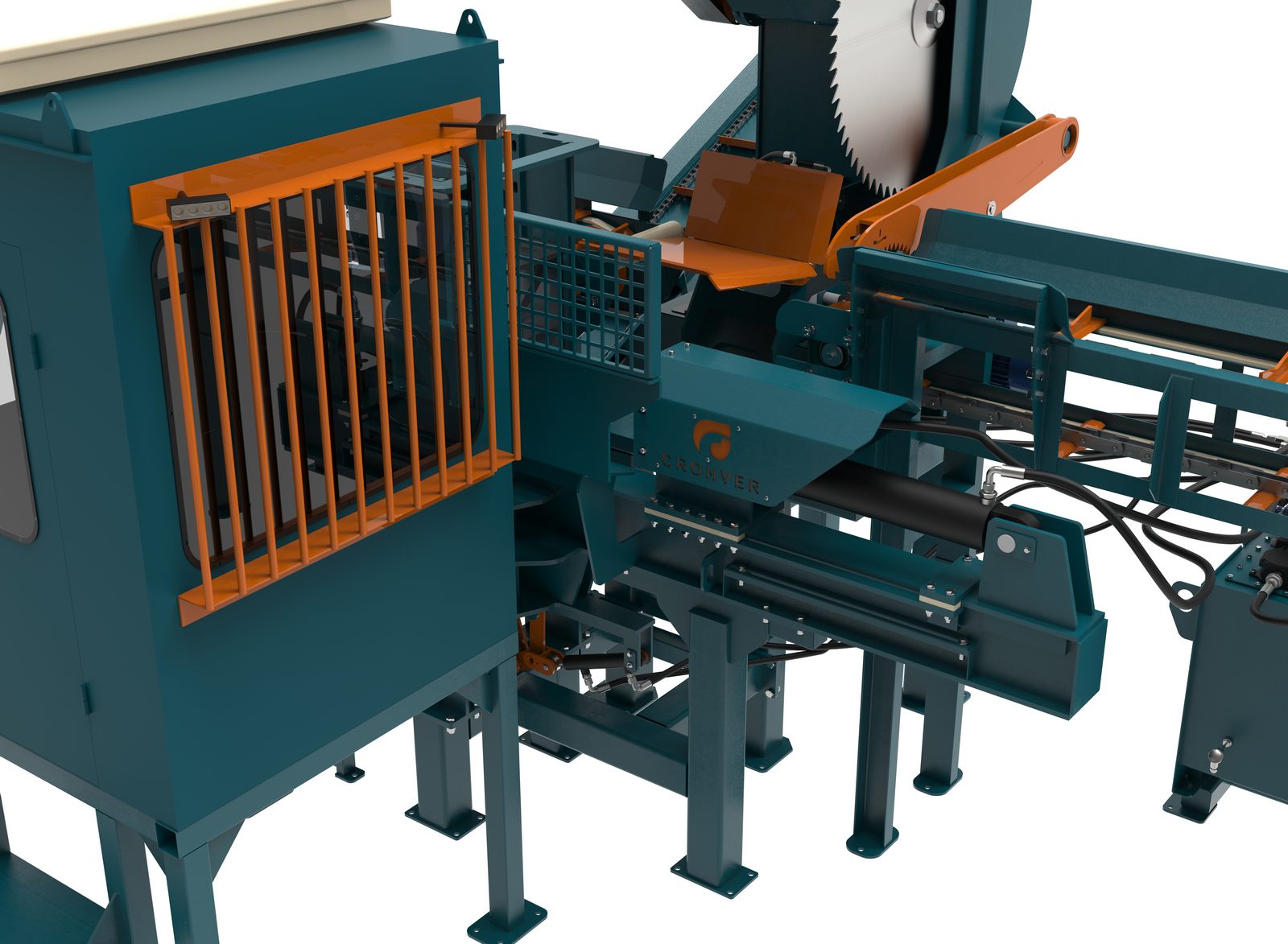 Дровокольно-сортировочная линия Cronver DRS -1250