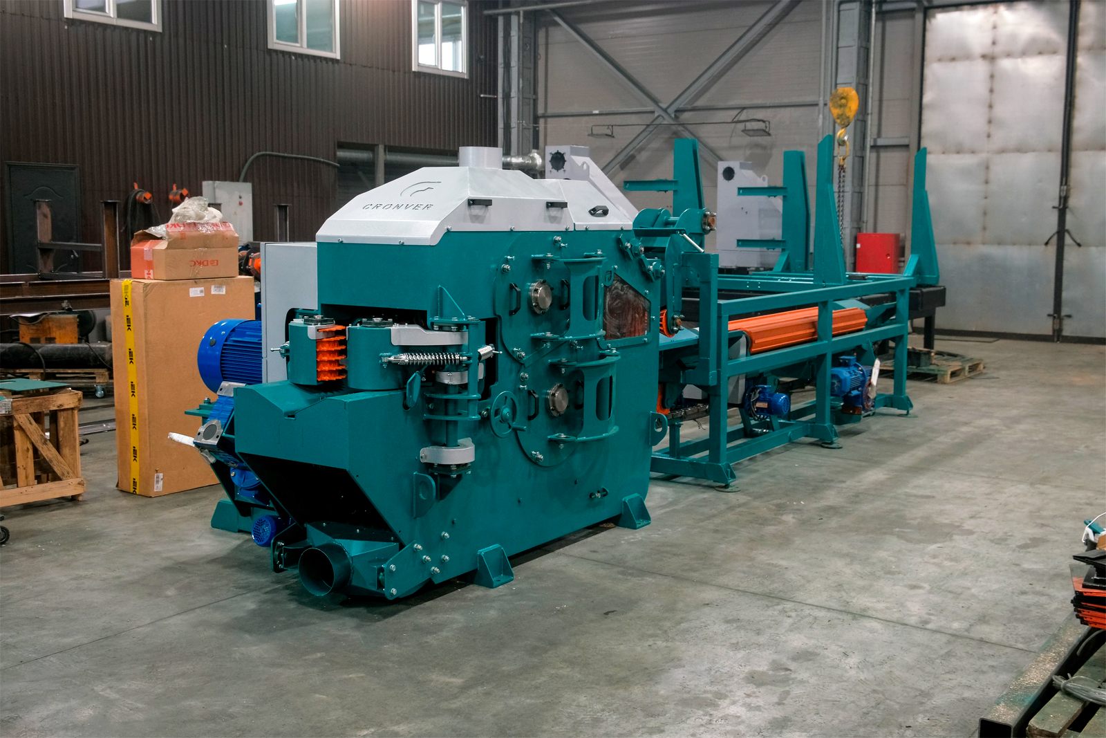 Брусующий (бревнопильный) станок Cronver SB 320К