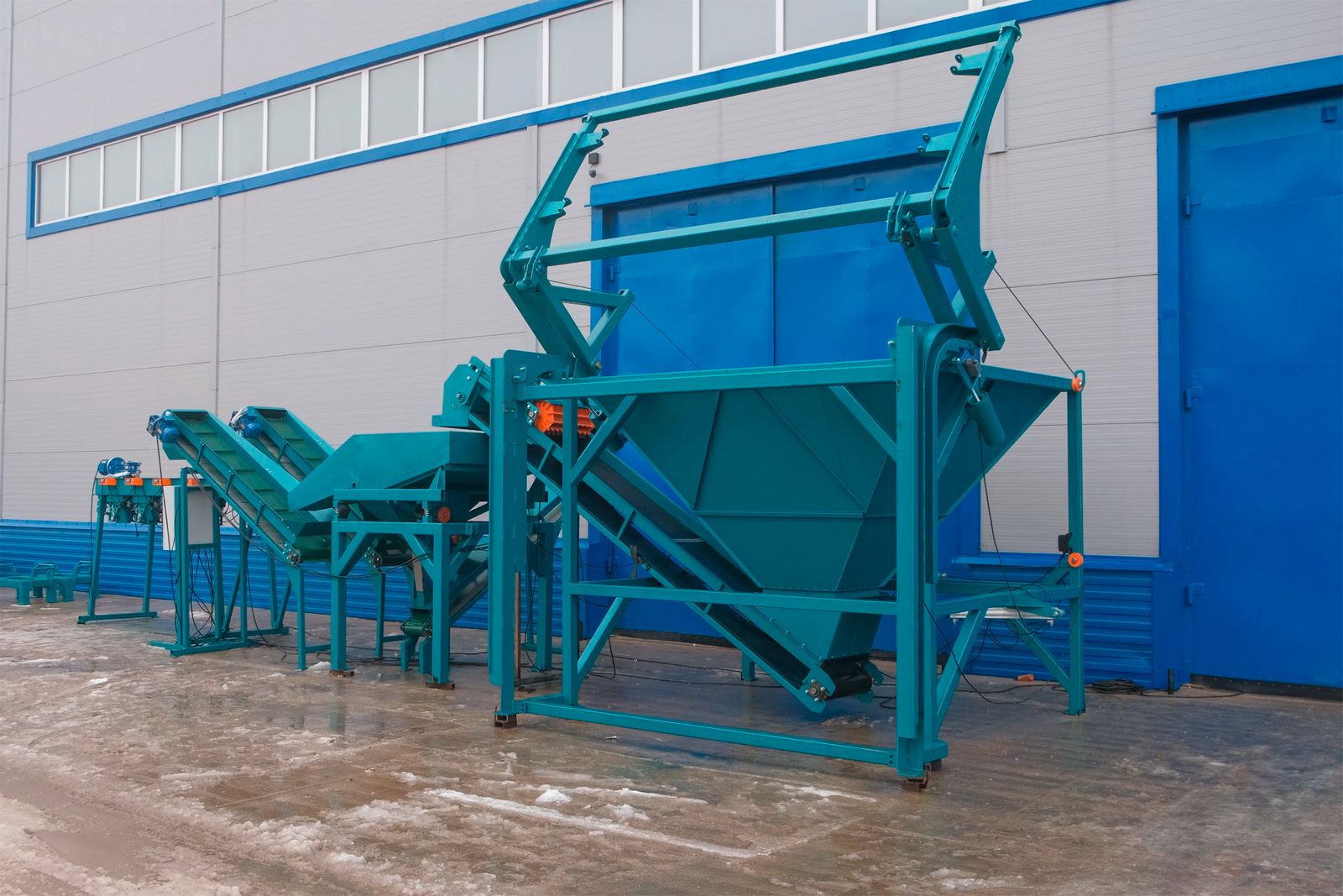 Линия сортировки и фасовки древесного угля Cronver SFU 2000