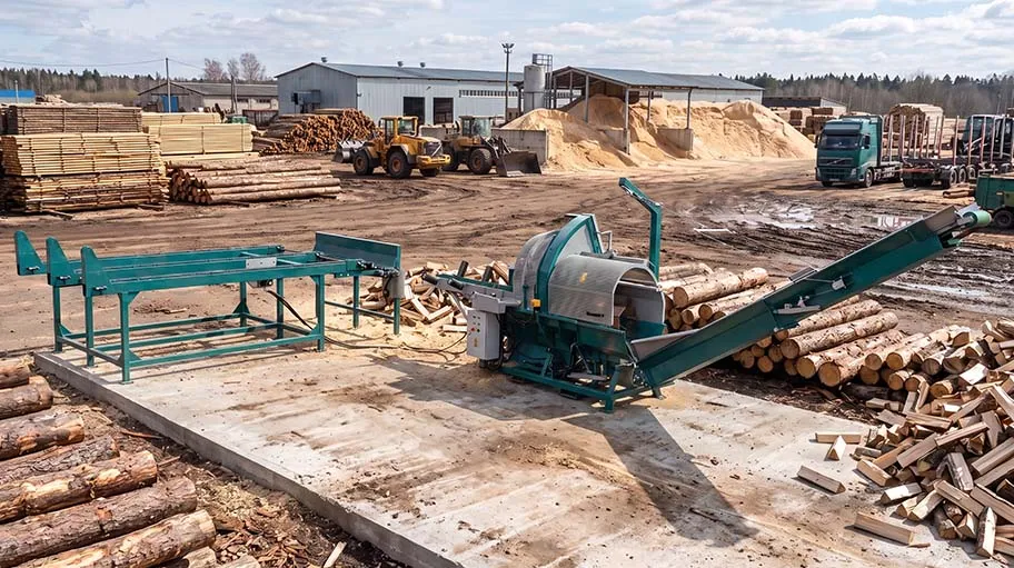Дровокольный цепной станок CRONVER DMS 380