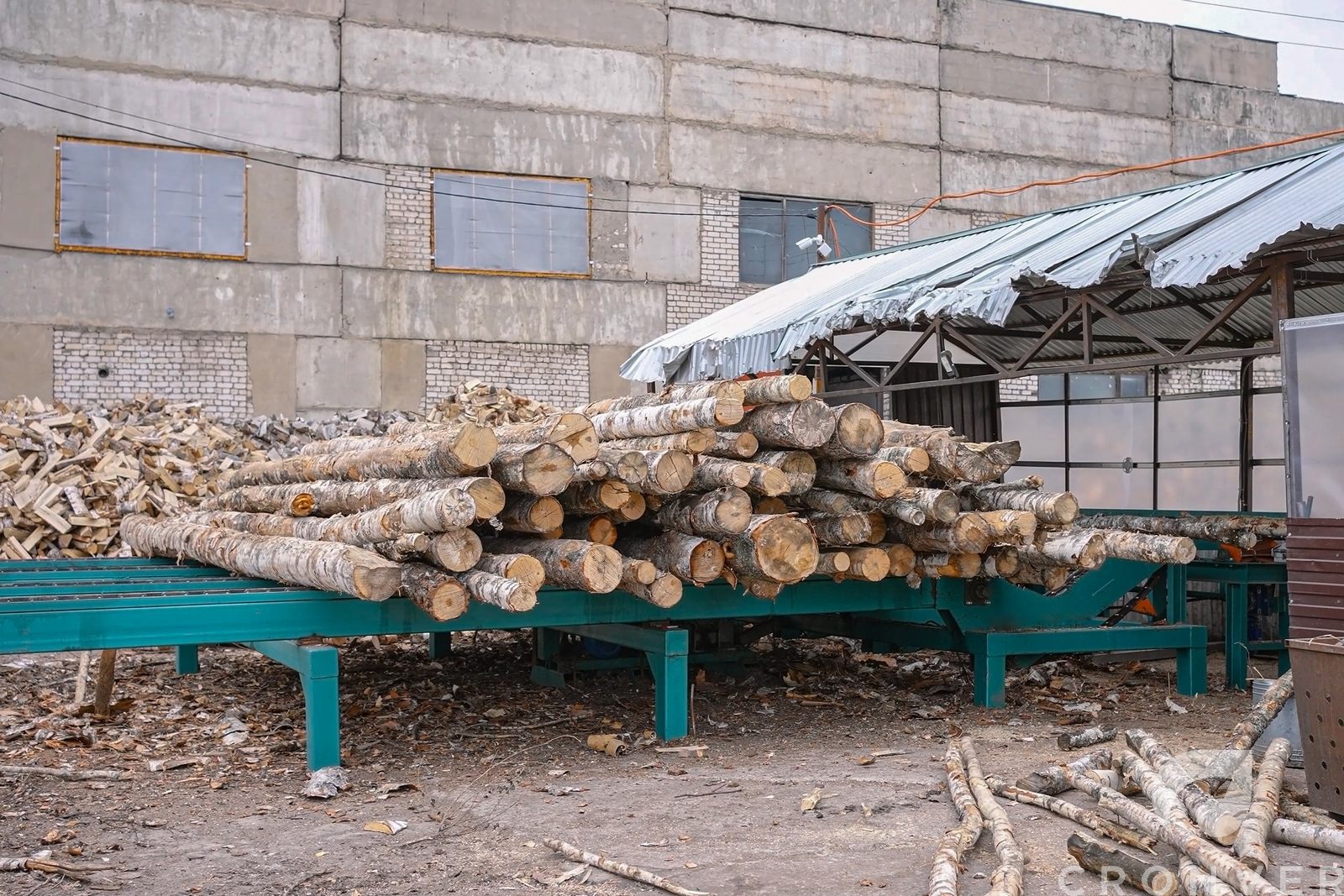 Монтаж Дровокольной линии Palax 1000 в г. Иваново