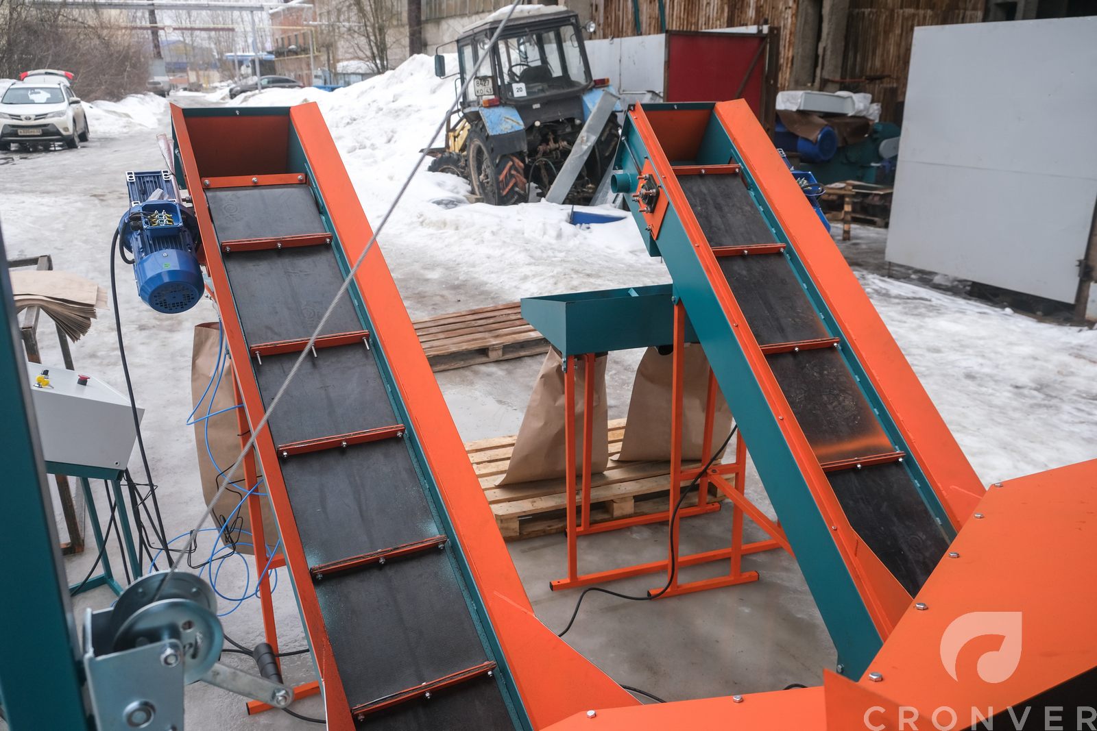 Погрузка Линия сортировки и фасовки древесного угля г. Ижевск