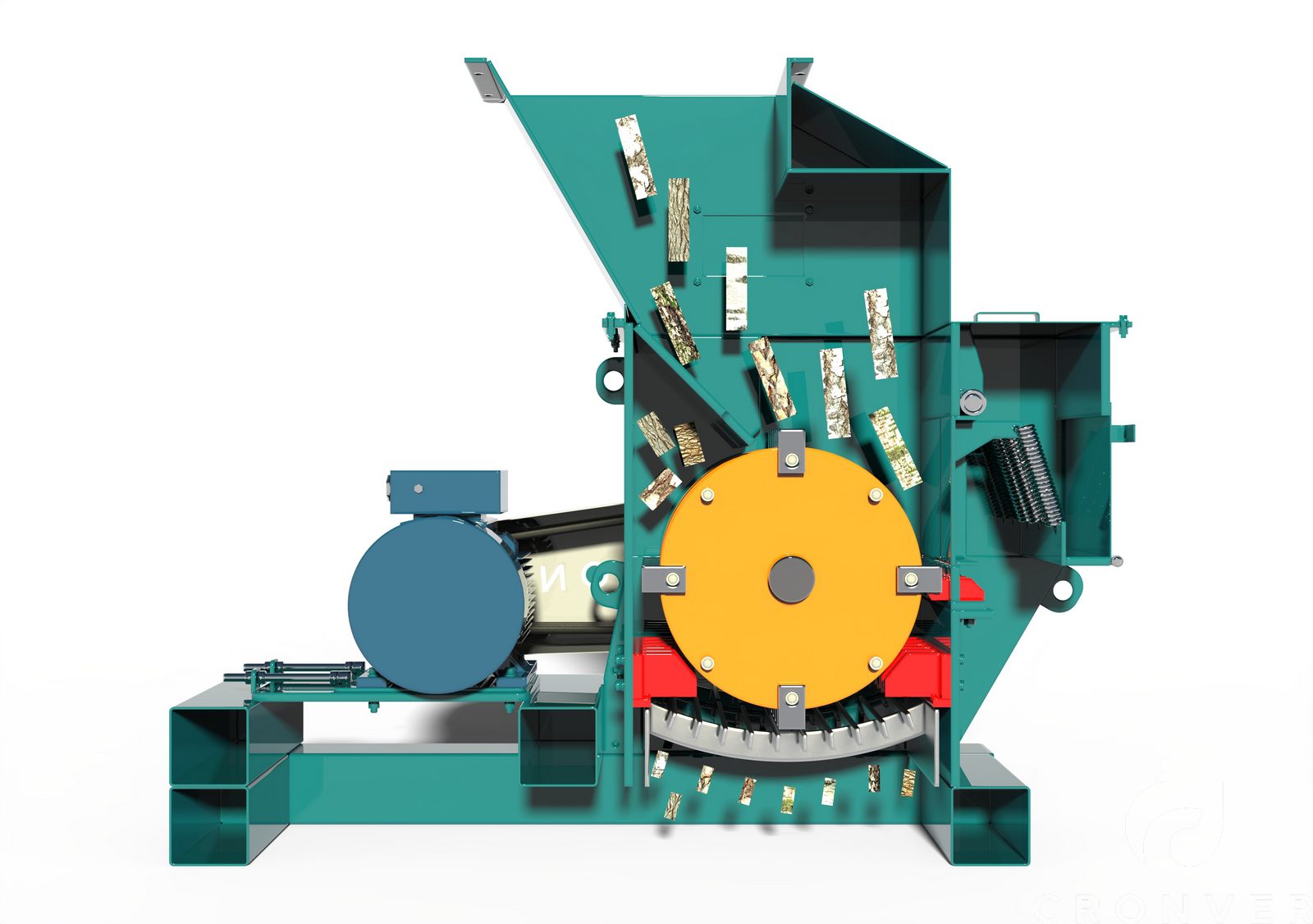 Древесный измельчитель Cronver GD 45