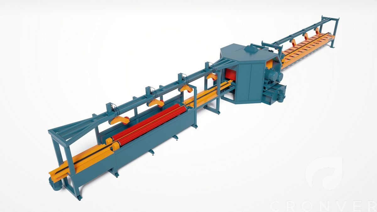 Четырёхвальный бревнопильный станок Cronver SB 4-400